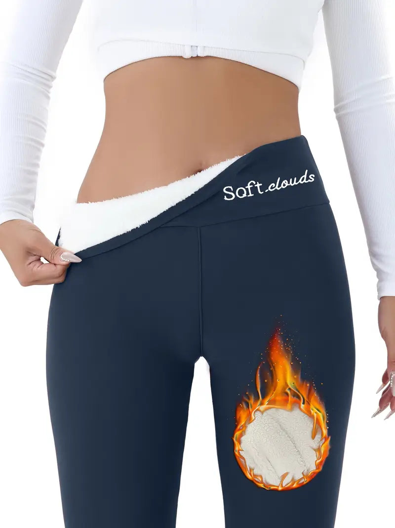 Fashion Fleece Dameslegging™ | Geen koude benen meer! | 1+1 Gratis