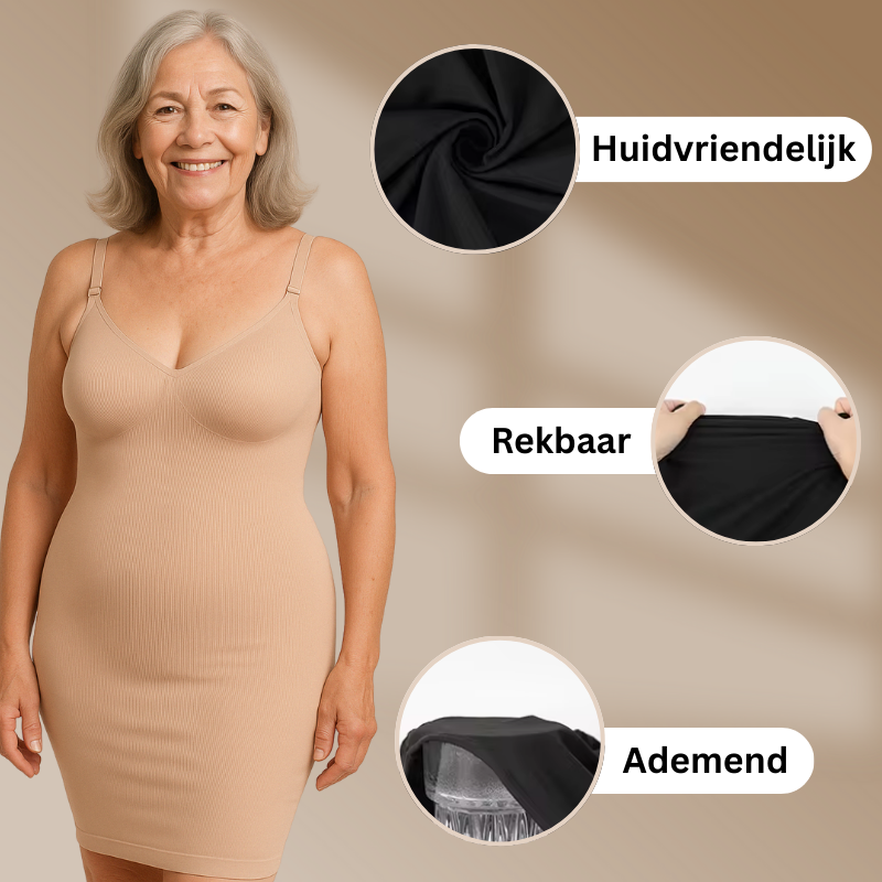 Evelien LadyShape Onderjurk 1+1 Gratis