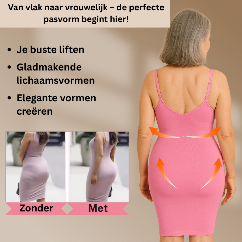 Evelien LadyShape Onderjurk 1+1 Gratis