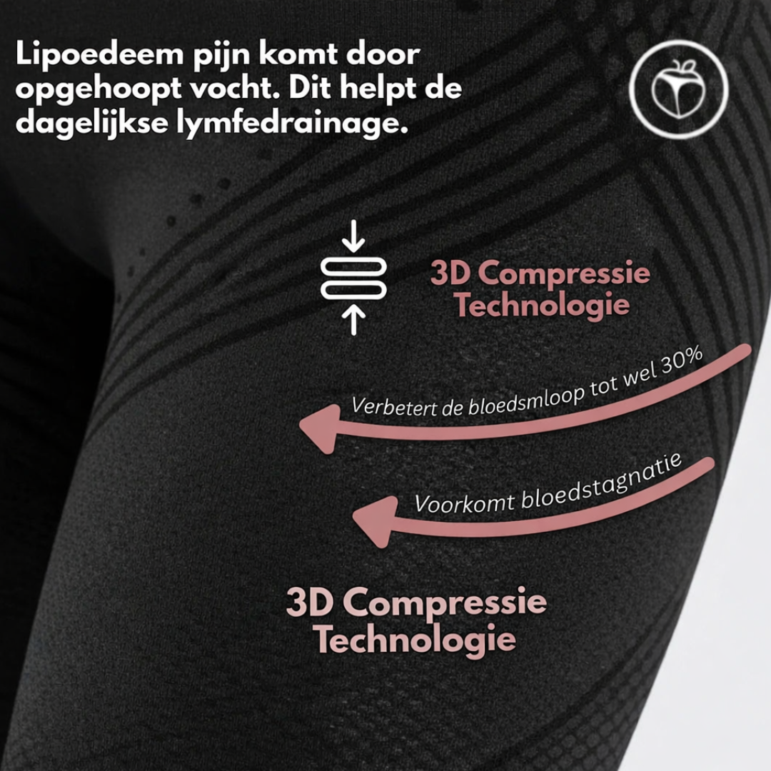 NOVA | 3D Compressie Legging voor Lipoedeem Comfort