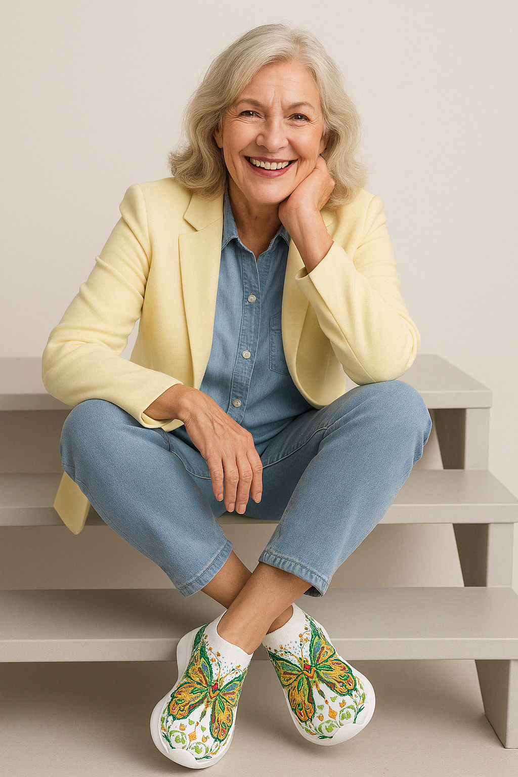 Mila Vlinder Sneakers