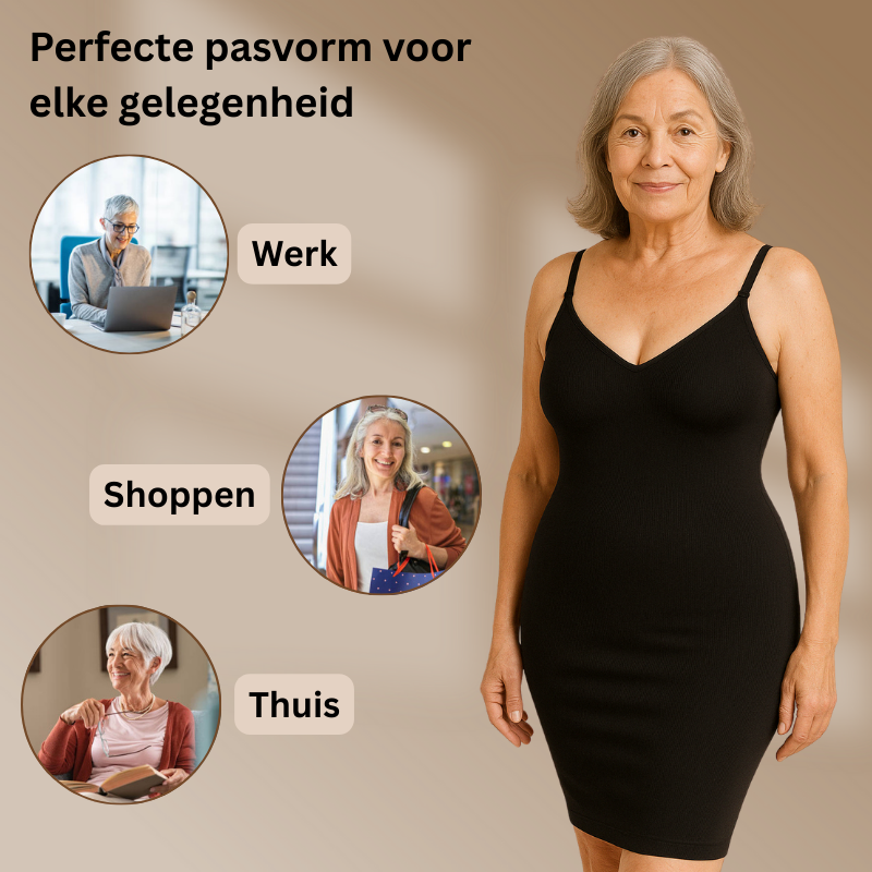 Evelien LadyShape Onderjurk 1+1 Gratis