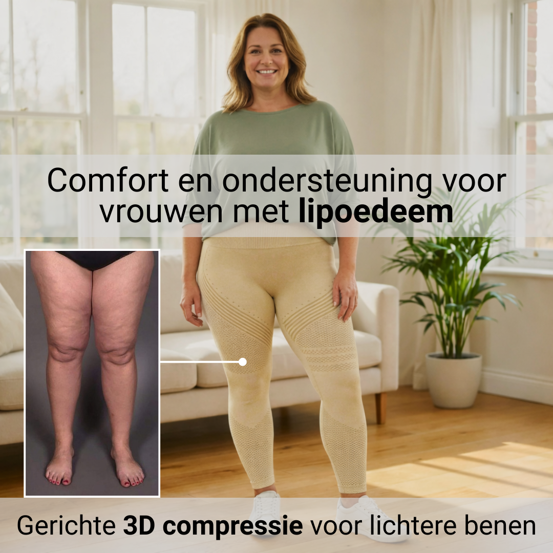 NOVA | 3D Compressie Legging voor Lipoedeem Comfort