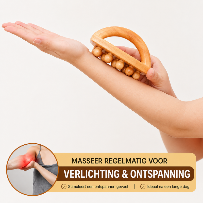 Alina | Houten Massageborstel