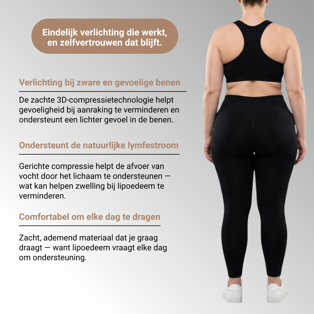 NOVA | 3D Compressie Legging voor Lipoedeem Comfort