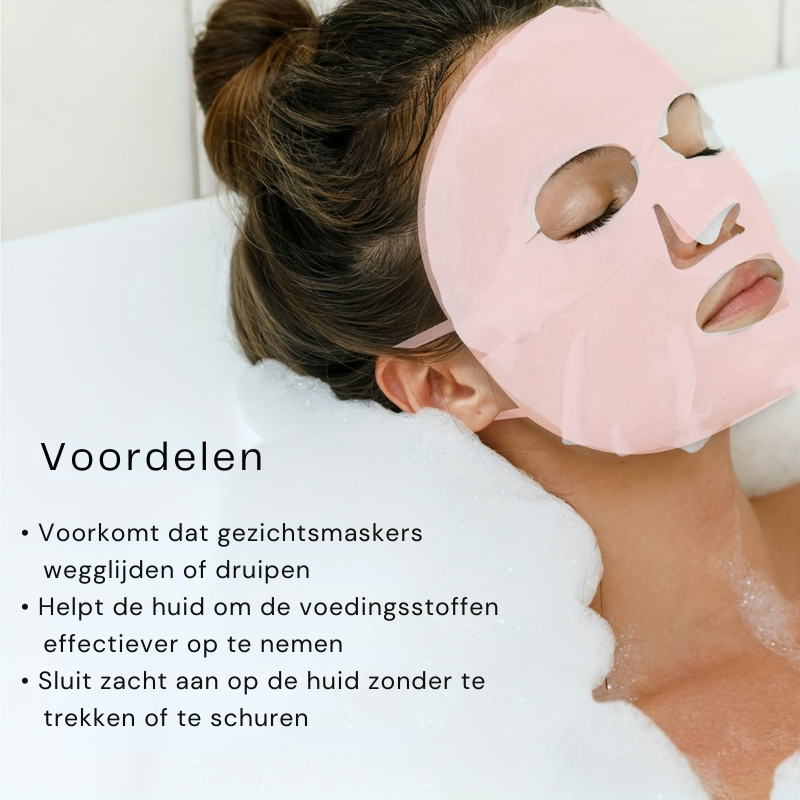 Pauline Siliconen Gezichtsmasker 1+1 Gratis
