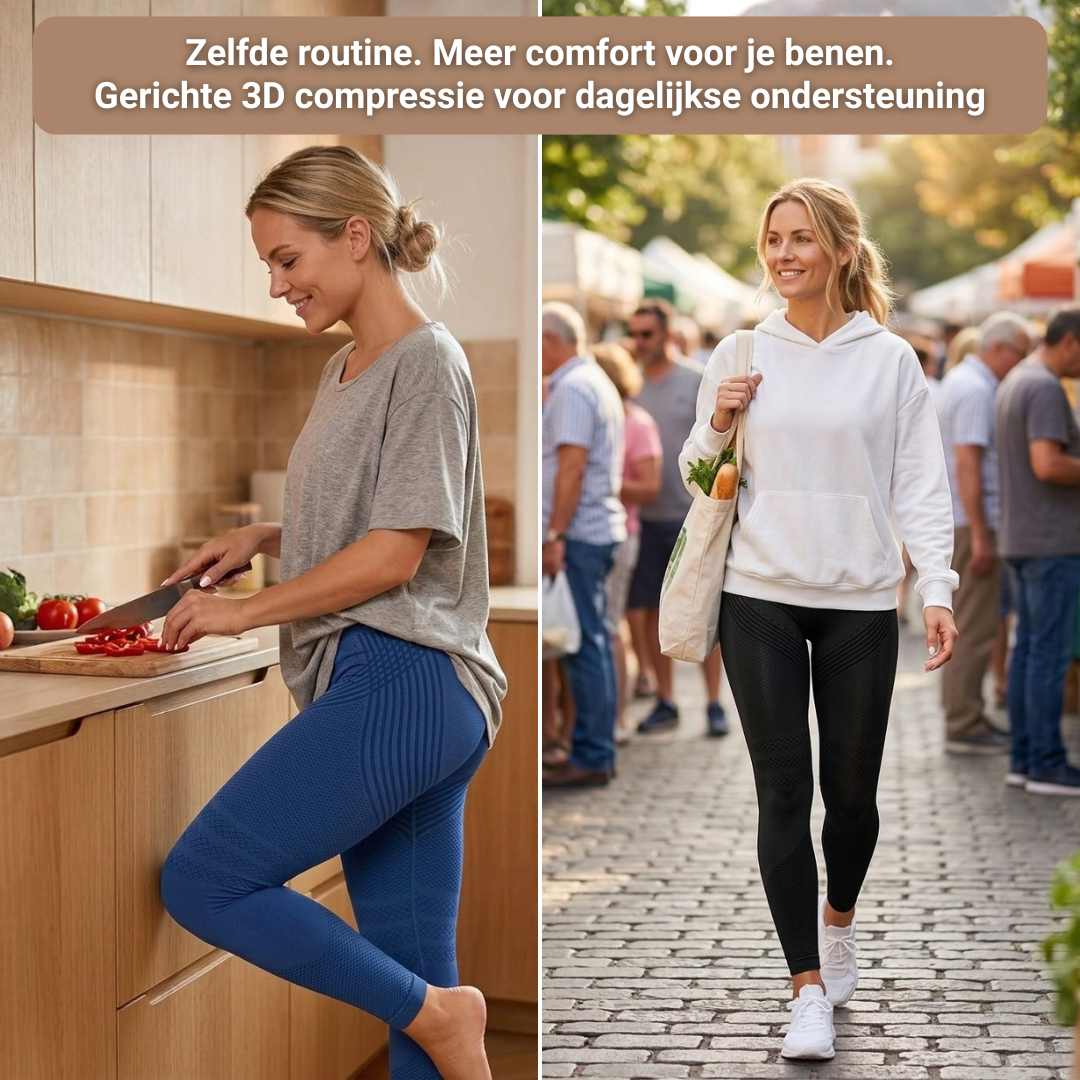 NOVA | 3D Compressie Legging voor Lipoedeem Comfort